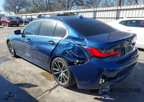 2021 BMW 330I z USA, uszkodzony, nr VIN 3MW5R1J05M8B95649